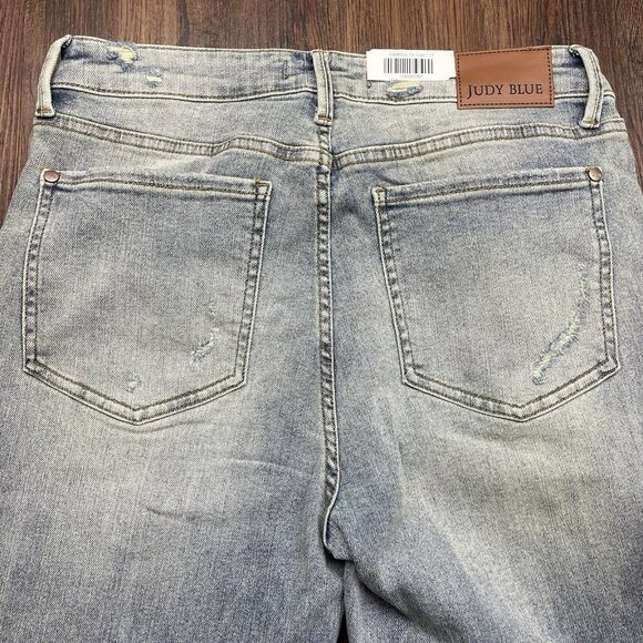 Judy Blue Women Jeans 11/30 Blue High Waisted Flare Denim JB88855 DK Boho - Picture 4 of 13